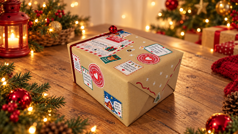 Caixa mágica do Pai Natal